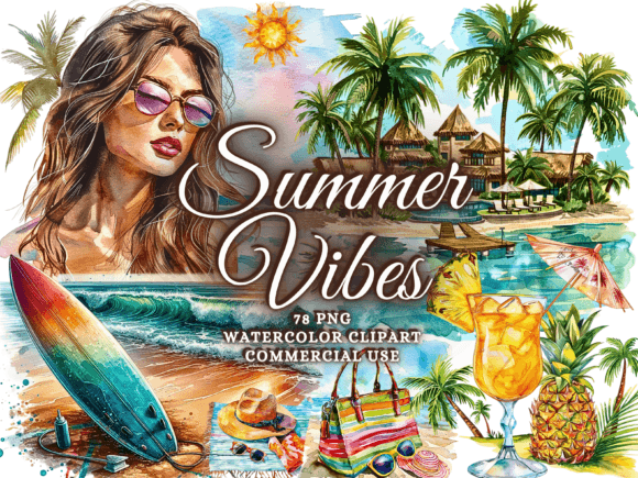 Download Summer Clipart - Summer Sublimation Png - Summer sublimation Collection