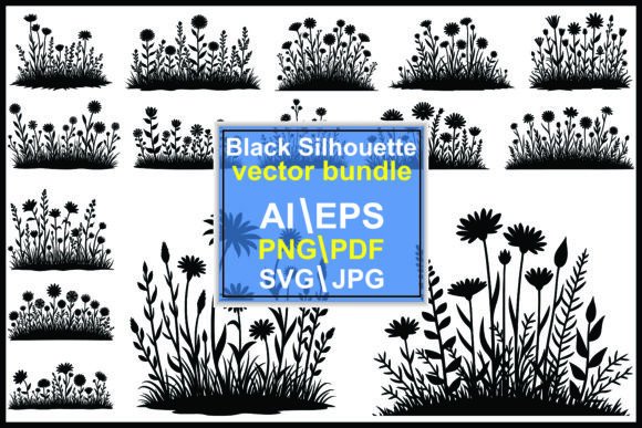Download Wildflower Silhouette Vector Bundle - Premium Bundle