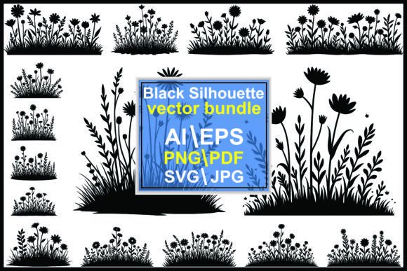 Download Wildflower Silhouette - Premium Resources