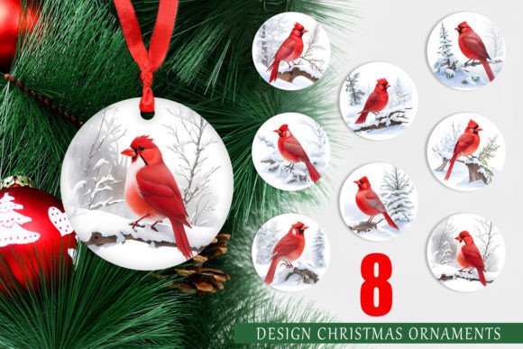 Download Christmas Ornament Watercolor Red Cardin - Christmas ornament watercolor Collection