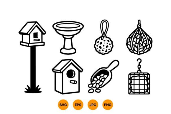 Download Garden Bird Feeder Clipart - Garden bird Collection