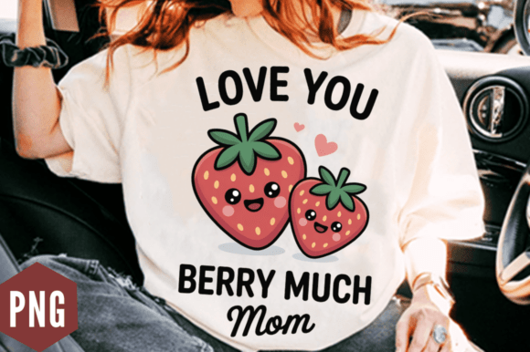 Download Funny Mother's Day Mama Pun Berry PNG D - Berry png Collection