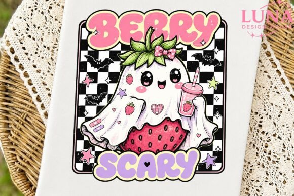 Download Berry Scary Ghost Strawberry PNG - Berry png Collection